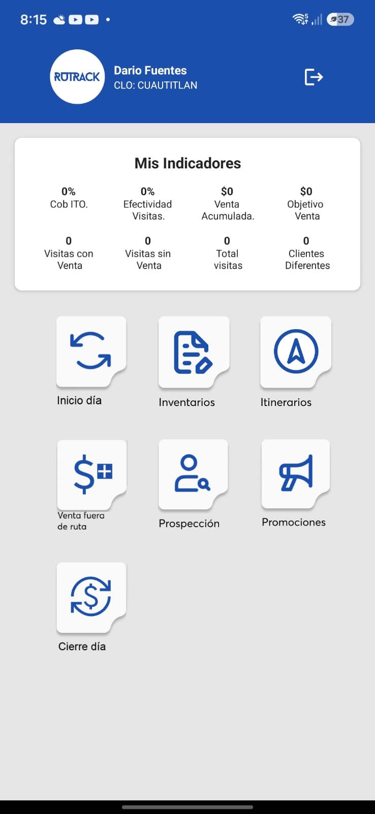 RuTrack · indicadores