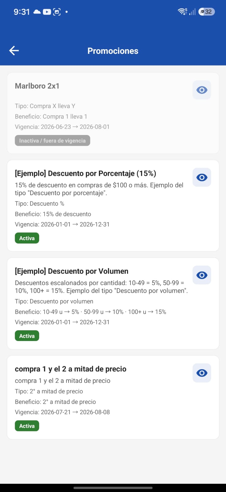 RuTrack · promociones